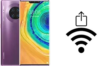 Como gerar um código QR com a senha Wifi em um Huawei Mate 30 Pro