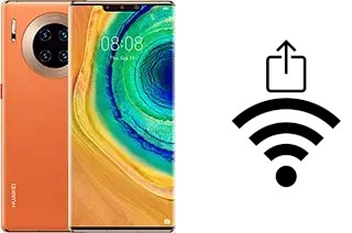 Como gerar um código QR com a senha Wifi em um Huawei Mate 30 Pro 5G