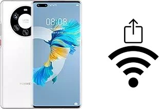 Como gerar um código QR com a senha Wifi em um Huawei Mate 40 Pro+