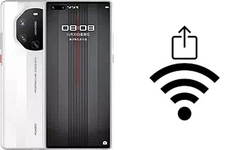 Como gerar um código QR com a senha Wifi em um Huawei Mate 40 RS Porsche Design