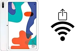 Como gerar um código QR com a senha Wifi em um Huawei MatePad