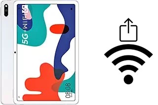 Como gerar um código QR com a senha Wifi em um Huawei MatePad 5G