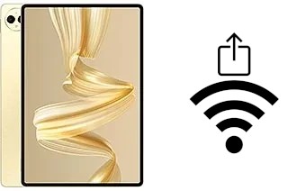 Como gerar um código QR com a senha Wifi em um Huawei MatePad Pro 12.2 (2024)