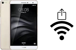 Como gerar um código QR com a senha Wifi em um Huawei MediaPad M2 7.0