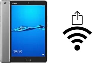 Como gerar um código QR com a senha Wifi em um Huawei MediaPad M3 Lite 8