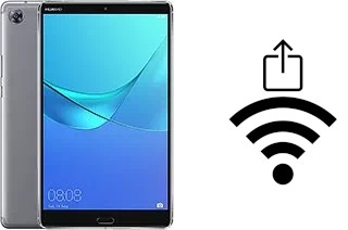 Como gerar um código QR com a senha Wifi em um Huawei MediaPad M5 8