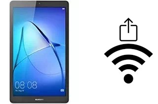 Como gerar um código QR com a senha Wifi em um Huawei MediaPad T3 7.0