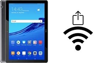 Como gerar um código QR com a senha Wifi em um Huawei MediaPad T5