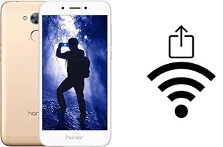 Como gerar um código QR com a senha Wifi em um Huawei Honor 6A