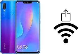 Como gerar um código QR com a senha Wifi em um Huawei nova 3i