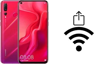 Como gerar um código QR com a senha Wifi em um Huawei nova 4