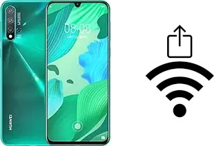 Como gerar um código QR com a senha Wifi em um Huawei nova 5