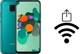 Como gerar um código QR com a senha Wifi em um Huawei nova 5i Pro