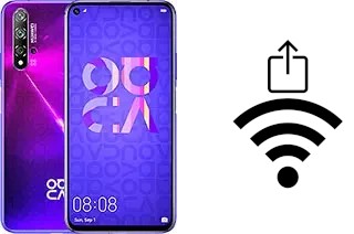 Como gerar um código QR com a senha Wifi em um Huawei nova 5T