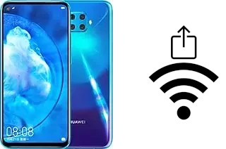 Como gerar um código QR com a senha Wifi em um Huawei nova 5z