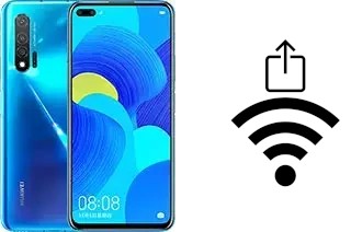 Como gerar um código QR com a senha Wifi em um Huawei nova 6 5G