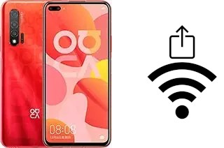 Como gerar um código QR com a senha Wifi em um Huawei nova 6