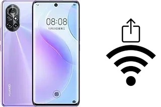 Como gerar um código QR com a senha Wifi em um Huawei nova 8 5G