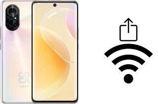 Como gerar um código QR com a senha Wifi em um Huawei nova 8