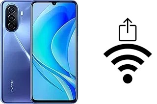 Como gerar um código QR com a senha Wifi em um Huawei nova Y70 Plus