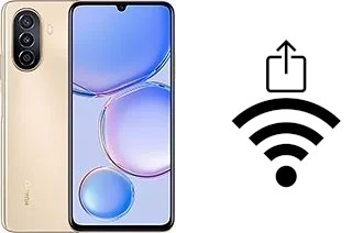 Como gerar um código QR com a senha Wifi em um Huawei nova Y71