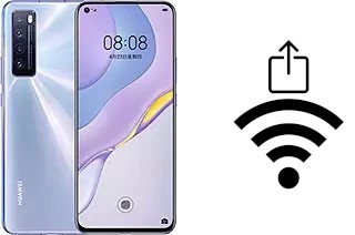 Como gerar um código QR com a senha Wifi em um Huawei nova 7 5G