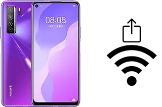 Como gerar um código QR com a senha Wifi em um Huawei nova 7 SE