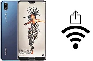 Como gerar um código QR com a senha Wifi em um Huawei P20