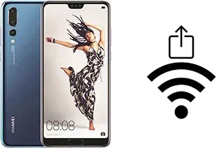 Como gerar um código QR com a senha Wifi em um Huawei P20 Pro