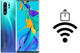 Como gerar um código QR com a senha Wifi em um Huawei P30 Pro