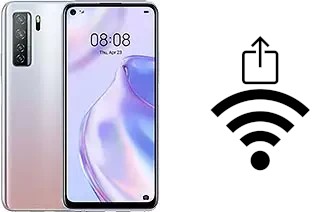 Como gerar um código QR com a senha Wifi em um Huawei nova 7 SE 5G Youth