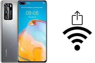 Como gerar um código QR com a senha Wifi em um Huawei P40