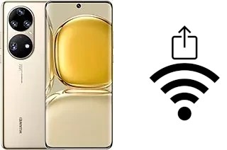 Como gerar um código QR com a senha Wifi em um Huawei P50 Pro