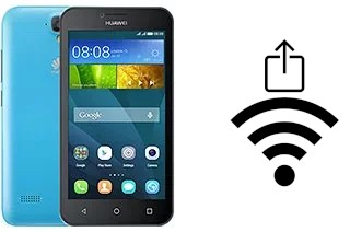 Como gerar um código QR com a senha Wifi em um Huawei Y560