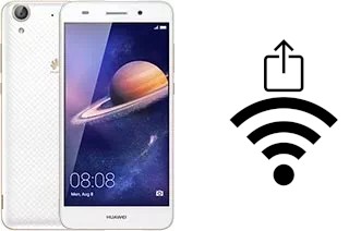 Como gerar um código QR com a senha Wifi em um Huawei Y6II Compact