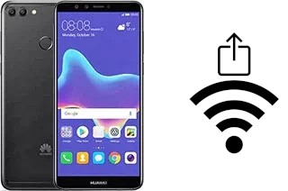 Como gerar um código QR com a senha Wifi em um Huawei Y9 (2018)