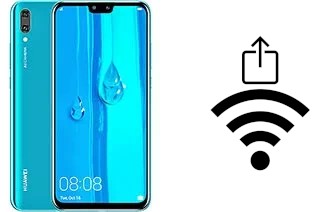 Como gerar um código QR com a senha Wifi em um Huawei Y9 (2019)