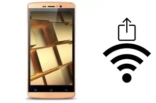 Como gerar um código QR com a senha Wifi em um iBall Iball Andi 5Q Gold