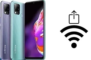 Como gerar um código QR com a senha Wifi em um Infinix Hot 10s NFC