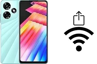 Como gerar um código QR com a senha Wifi em um Infinix Hot 30