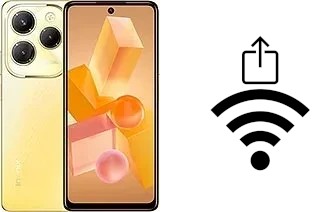 Como gerar um código QR com a senha Wifi em um Infinix Hot 40 Pro