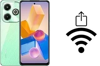 Como gerar um código QR com a senha Wifi em um Infinix Hot 40i