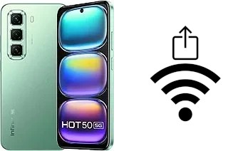 Como gerar um código QR com a senha Wifi em um Infinix Hot 50