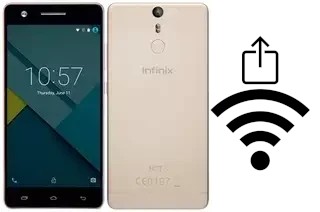 Como gerar um código QR com a senha Wifi em um Infinix Hot S