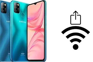 Como gerar um código QR com a senha Wifi em um Infinix Hot 10 Lite