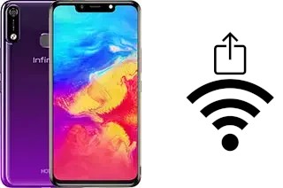 Como gerar um código QR com a senha Wifi em um Infinix Hot 7