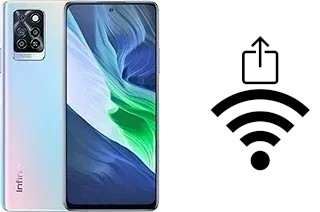 Como gerar um código QR com a senha Wifi em um Infinix Note 10 Pro NFC