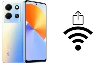 Como gerar um código QR com a senha Wifi em um Infinix Note 30