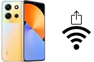 Como gerar um código QR com a senha Wifi em um Infinix Note 30i