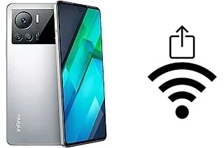 Como gerar um código QR com a senha Wifi em um Infinix Note 12 VIP